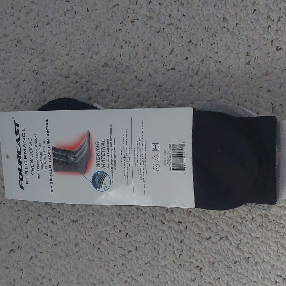Fourcast Performance Crew Socks - Picture 2 of 2